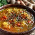 Healing Turmeric Cabbage Soup - featured image
