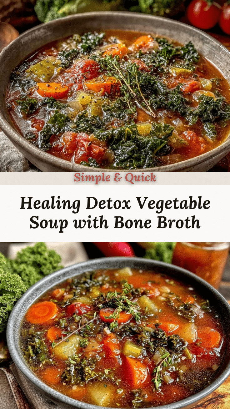 healthy detox vegetable soup recipe