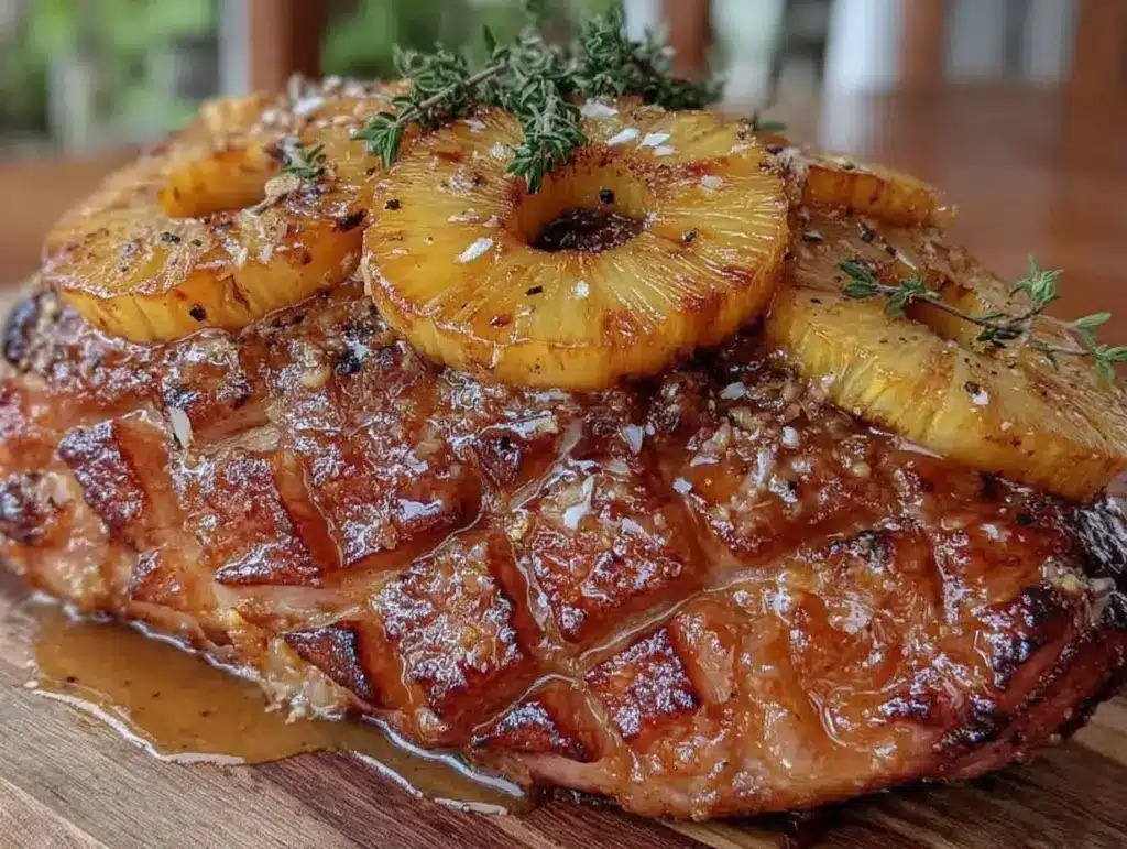 honey glazed ham recipe - featured image