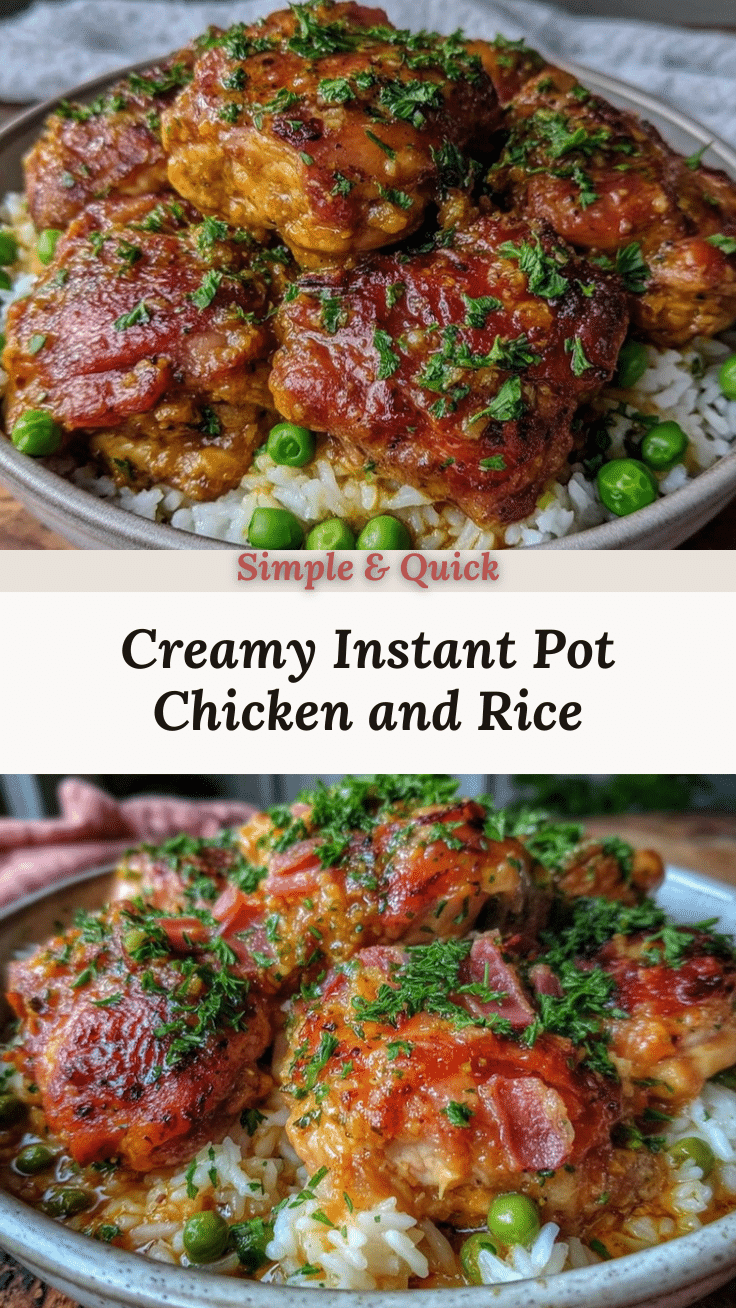 Instant Pot Chicken and Rice recipe
