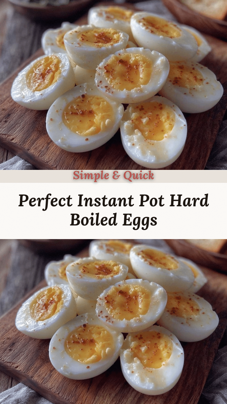 instant pot hard boiled eggs recipe