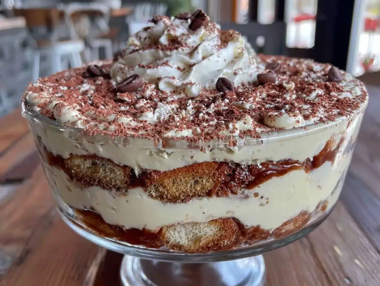 Irish Coffee Tiramisu preparation steps