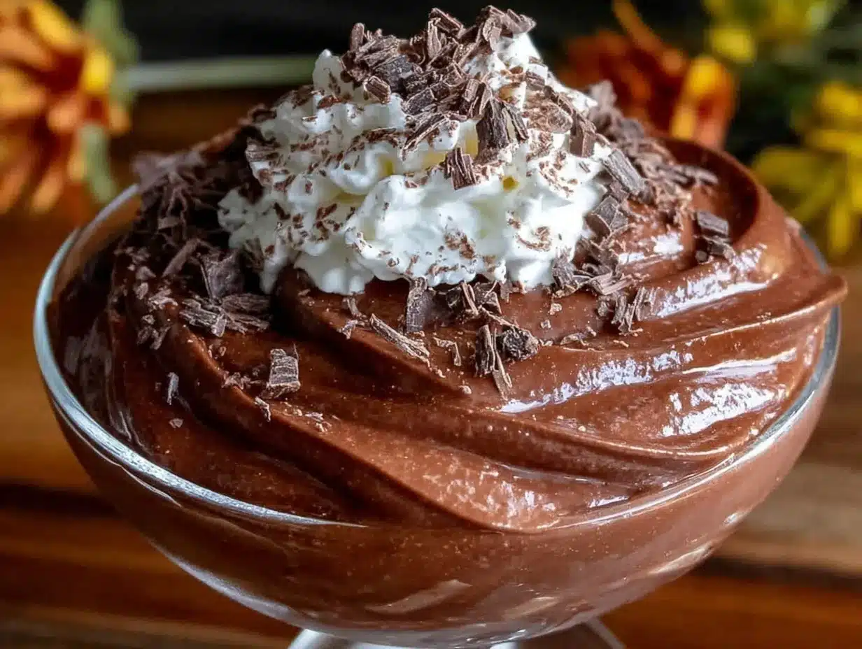 Irish cream chocolate mousse preparation steps