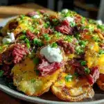 Irish nachos with tender corned beef - featured image