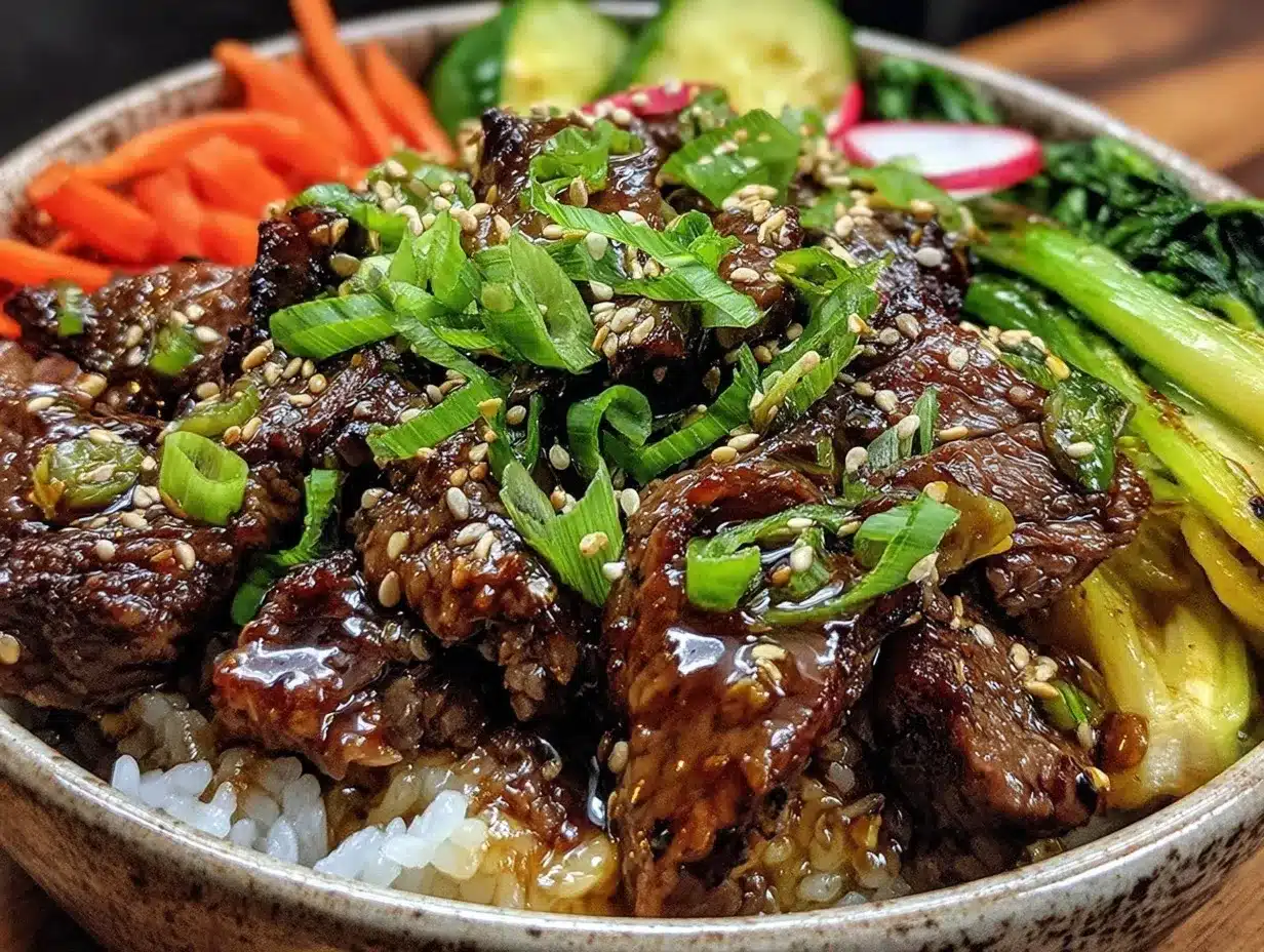 korean beef bulgogi bowl preparation steps