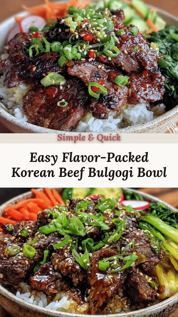 korean beef bulgogi bowl recipe