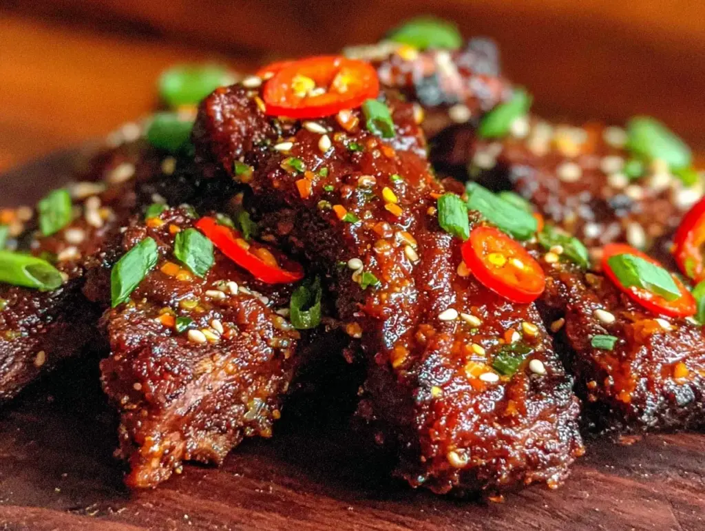 Korean short ribs recipe - featured image