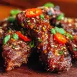 Korean short ribs recipe - featured image