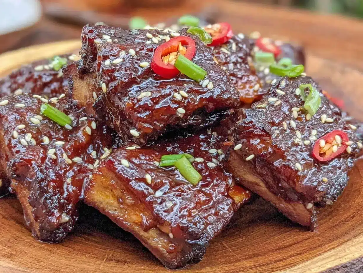 Korean short ribs recipe preparation steps