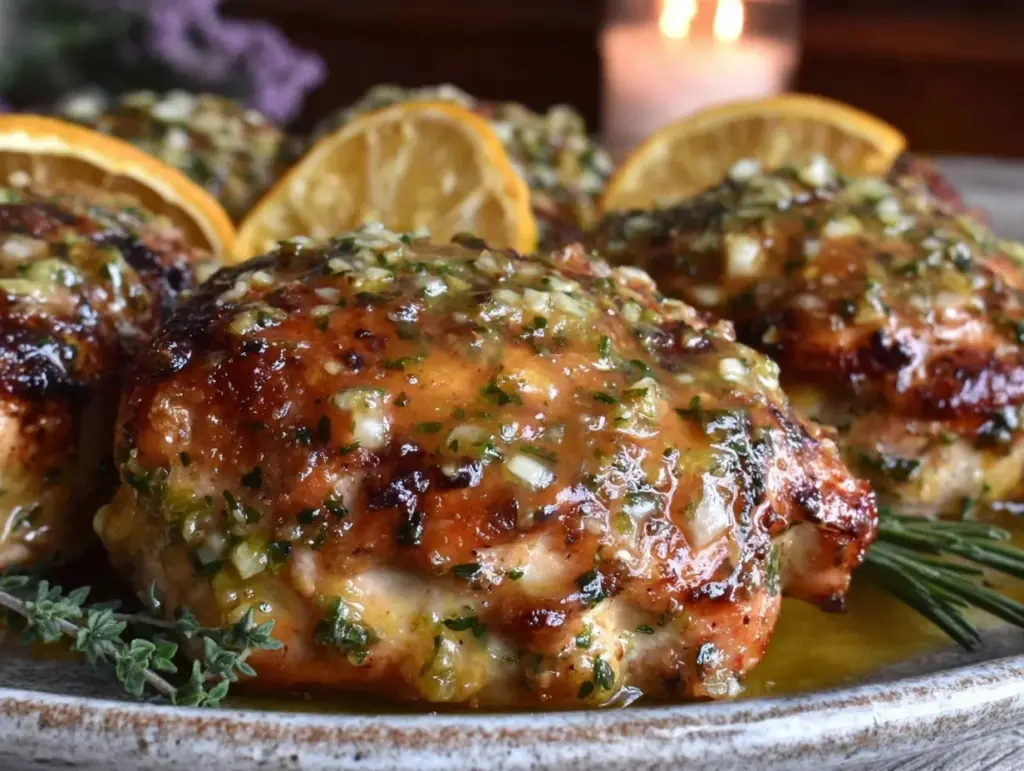 lemon garlic roasted chicken breasts - featured image