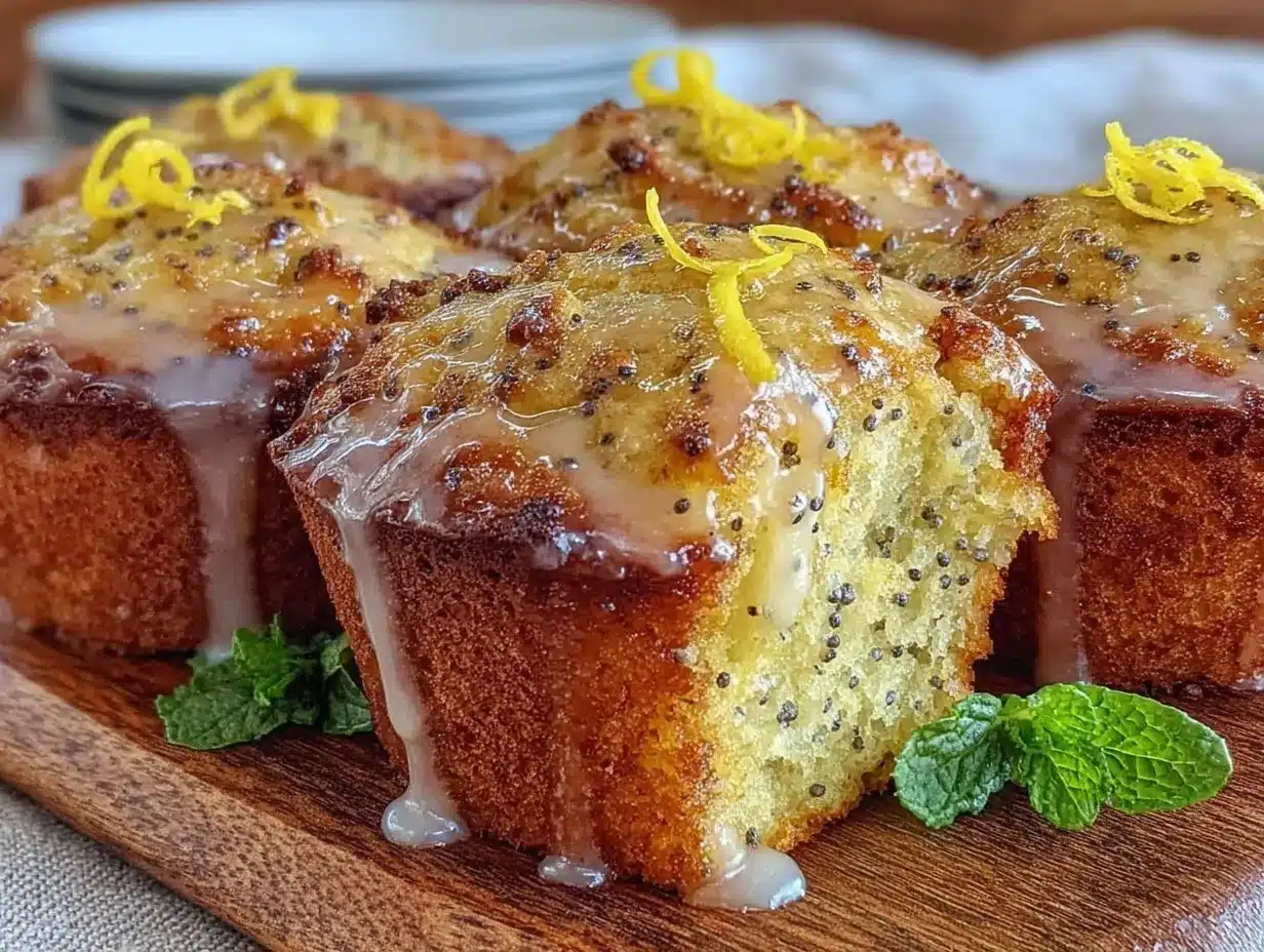 lemon poppyseed muffins preparation steps