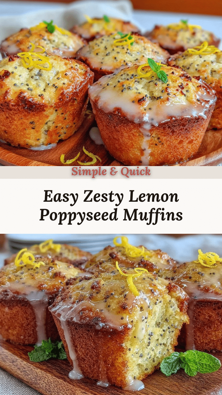 lemon poppyseed muffins recipe