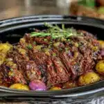 Mississippi pot roast slow cooker recipe - featured image