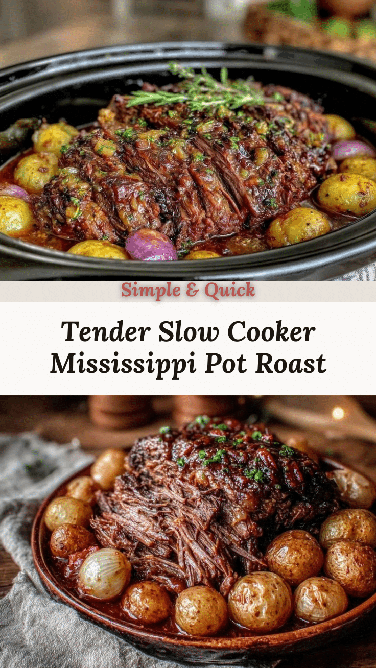Mississippi pot roast slow cooker recipe recipe