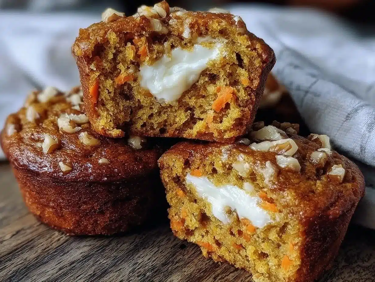 moist carrot cake muffins preparation steps