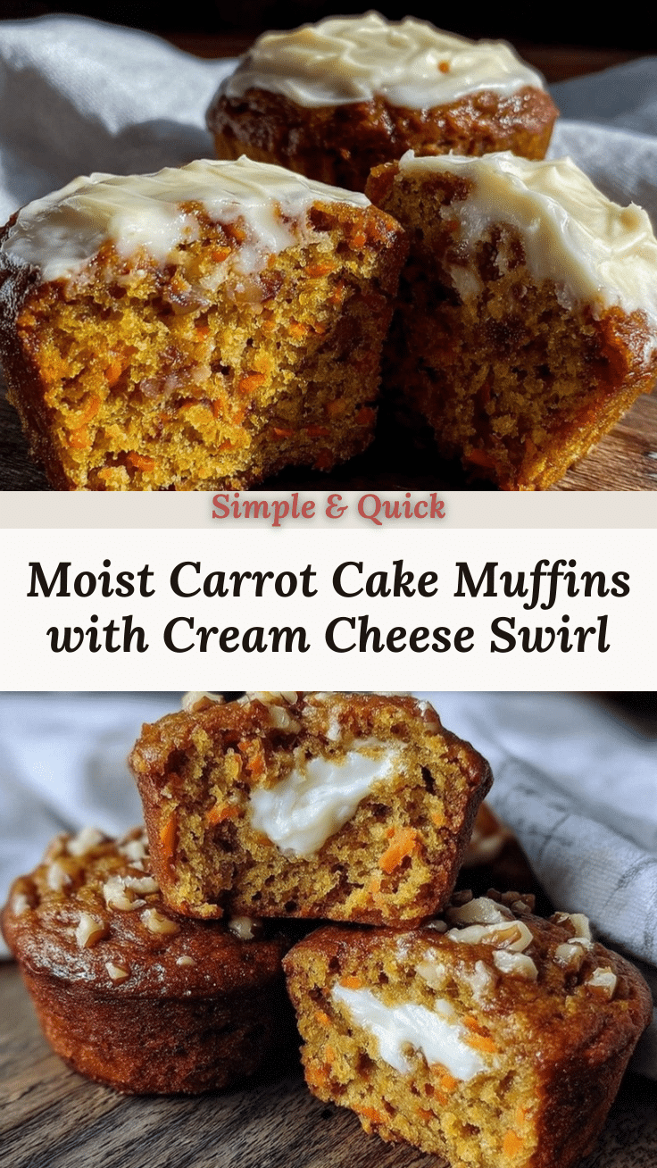 moist carrot cake muffins recipe
