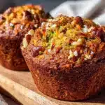 moist morning glory muffins - featured image