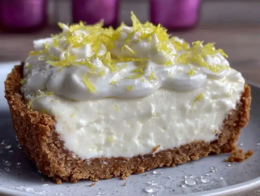 no-bake lemon icebox pie - featured image