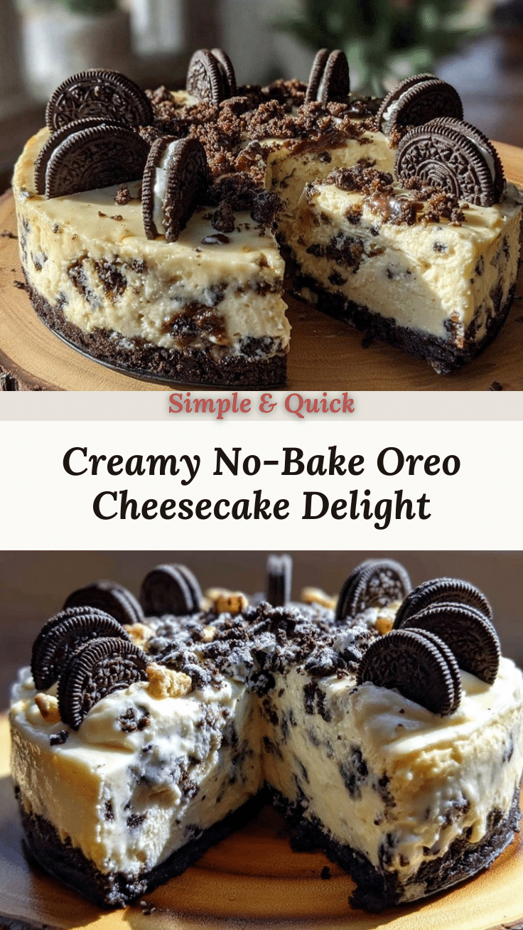 no-bake Oreo cheesecake recipe