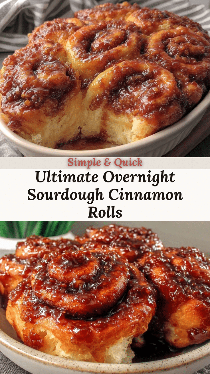 overnight sourdough cinnamon rolls recipe