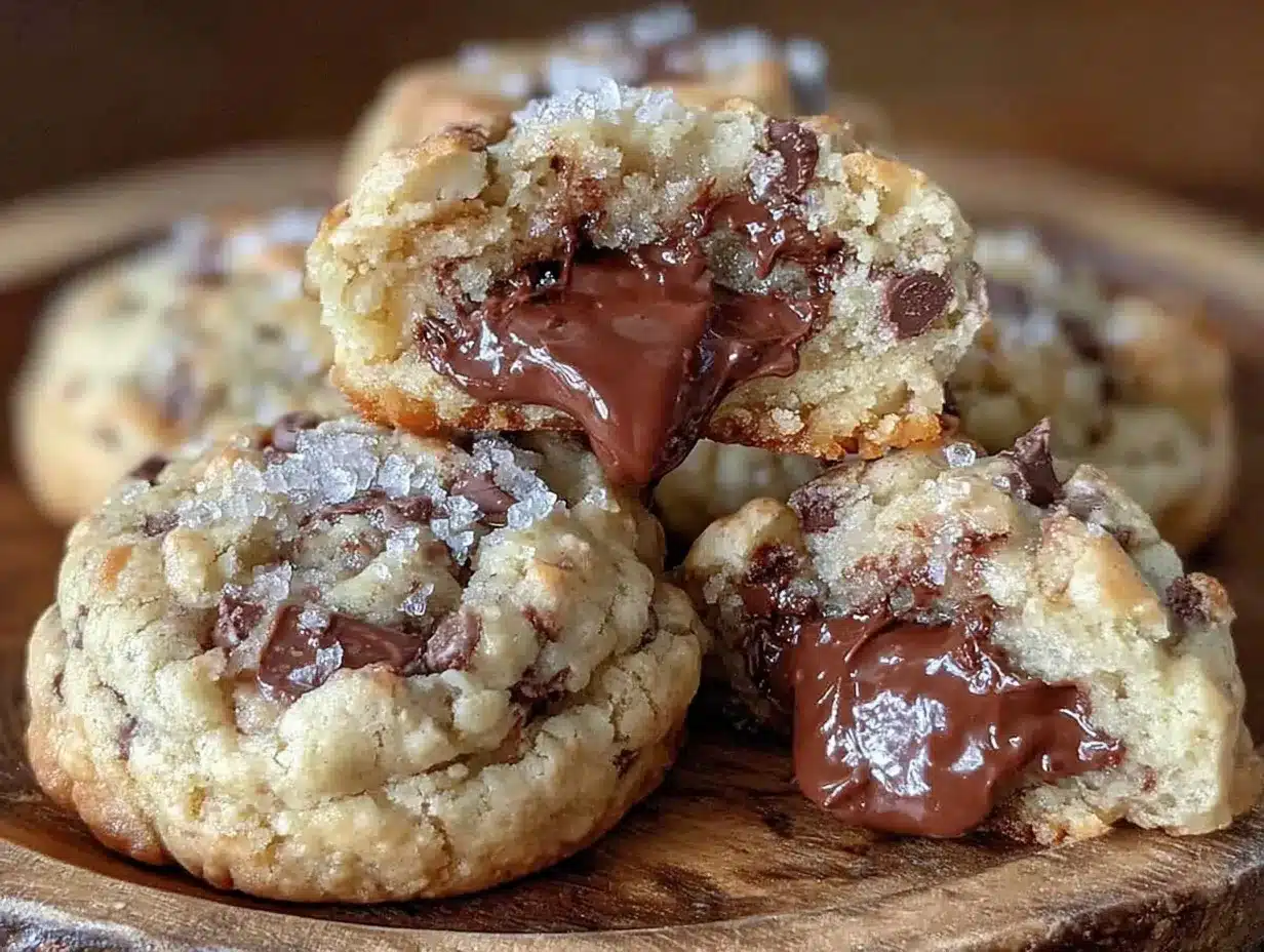 peanut butter cup stuffed cookies preparation steps