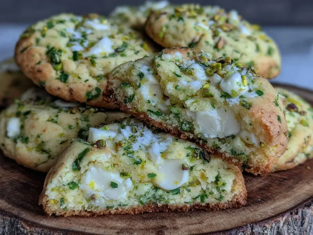 pistachio lemon cookies - featured image