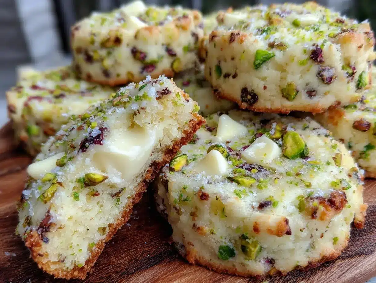 pistachio lemon cookies preparation steps