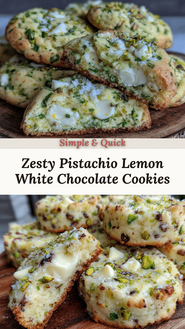 pistachio lemon cookies recipe