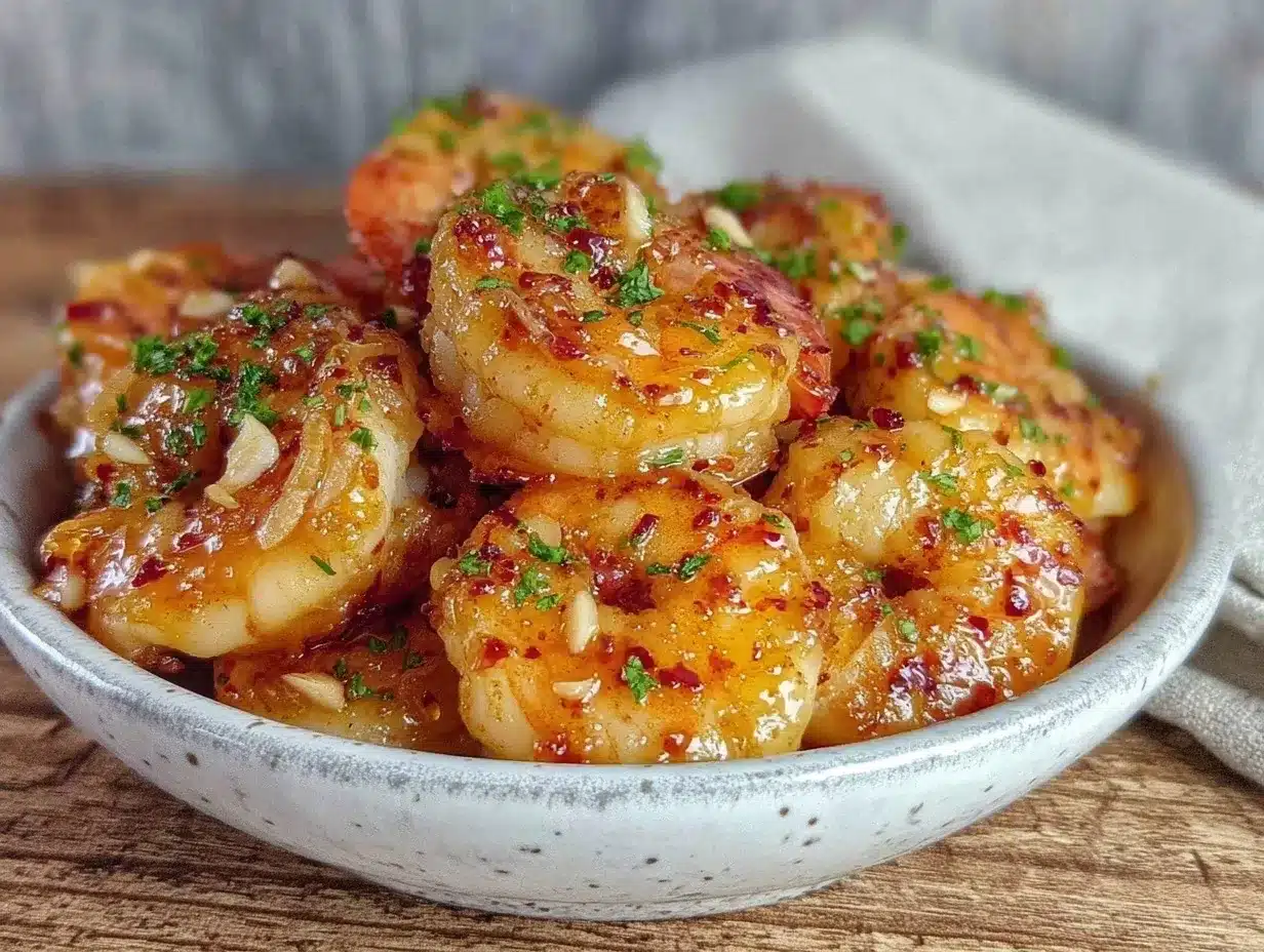 quick honey garlic shrimp preparation steps