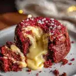 red velvet lava cakes - featured image