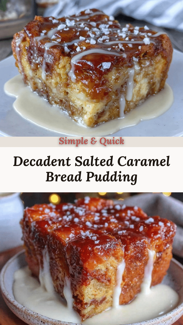 salted caramel bread pudding recipe