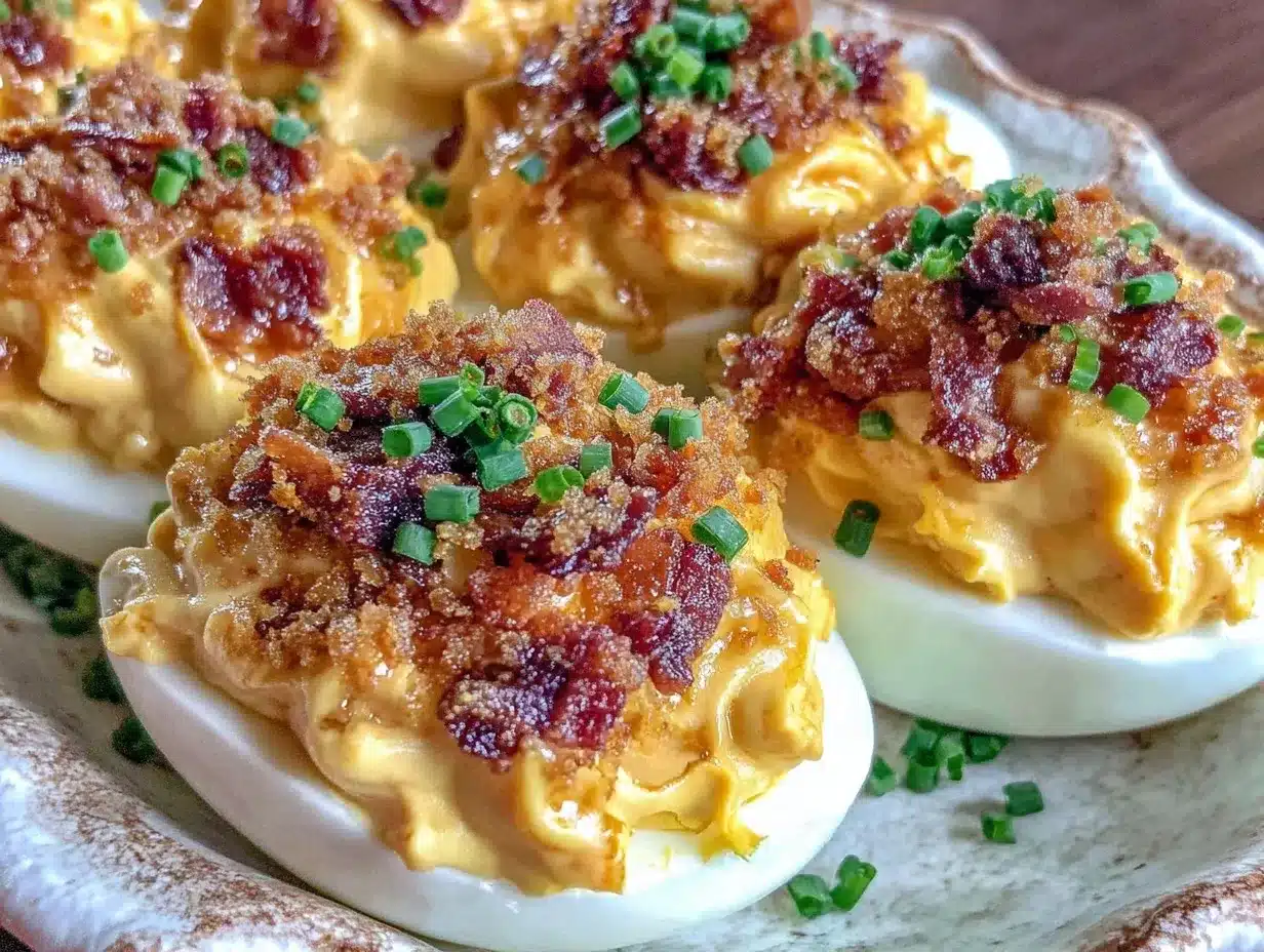 savory deviled eggs recipe preparation steps