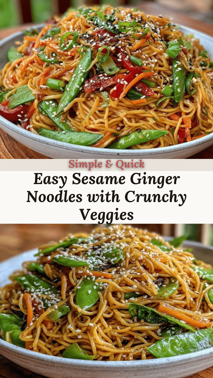 sesame ginger noodles recipe