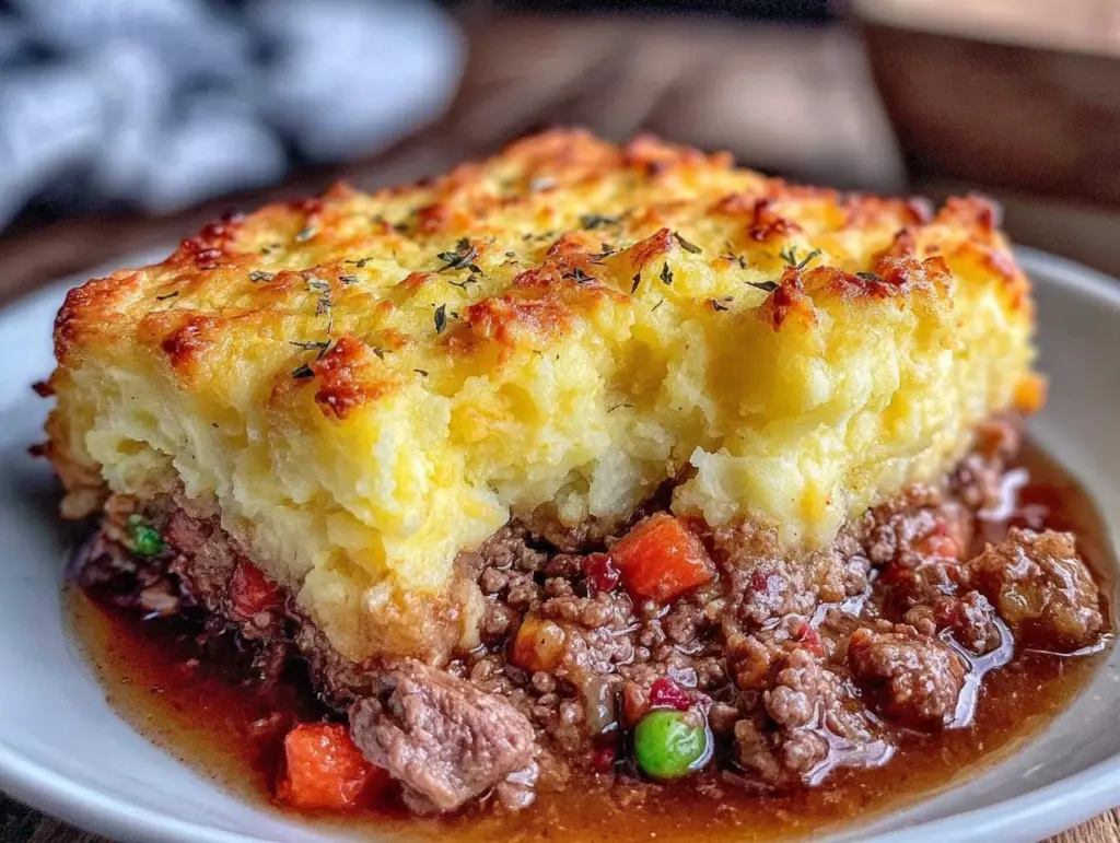 shepherds pie with ground lamb - featured image