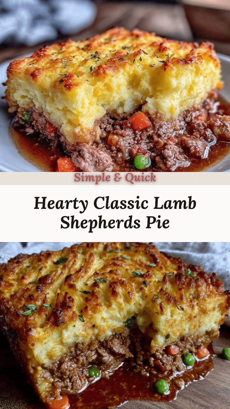 shepherds pie with ground lamb recipe