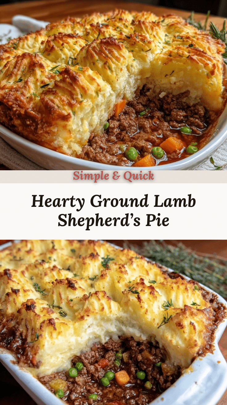 shepherds pie with ground lamb recipe