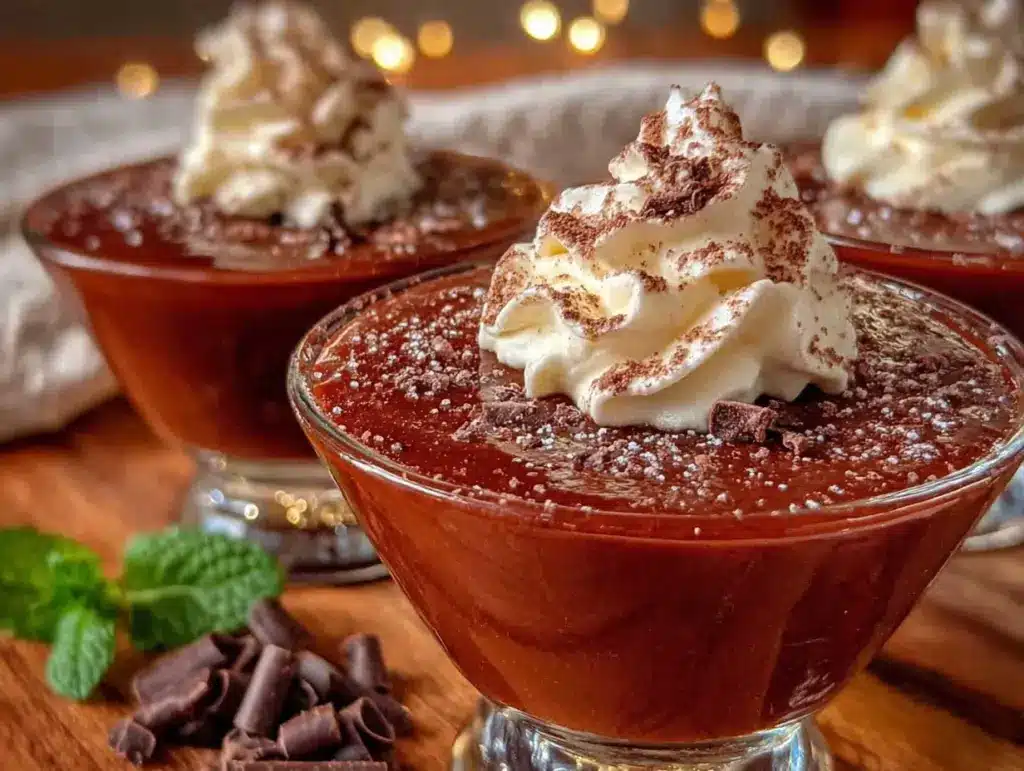 silky chocolate pots de crème recipe - featured image