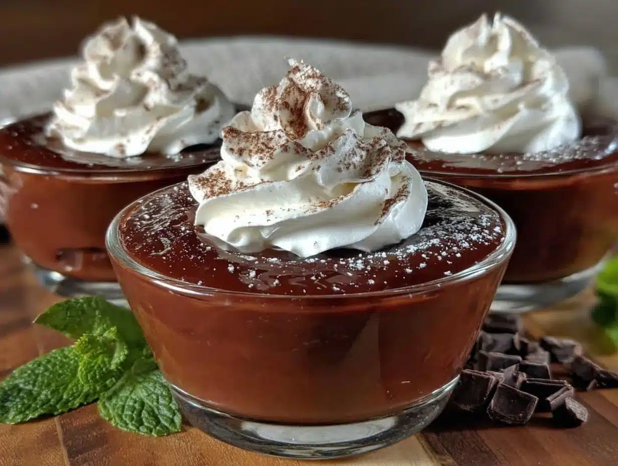 silky chocolate pots de crème recipe preparation steps