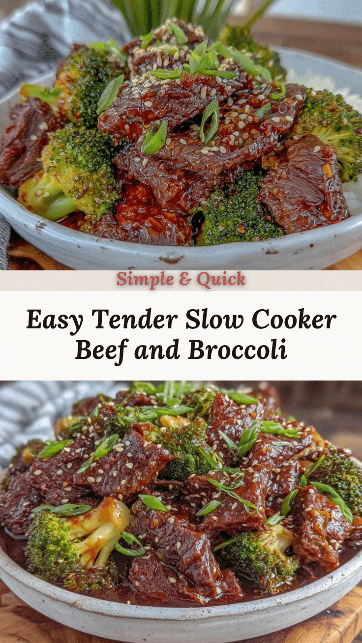 slow cooker beef and broccoli recipe