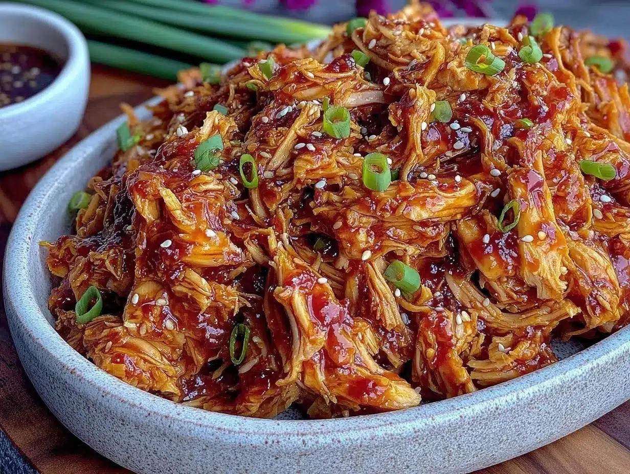 slow cooker honey garlic chicken preparation steps