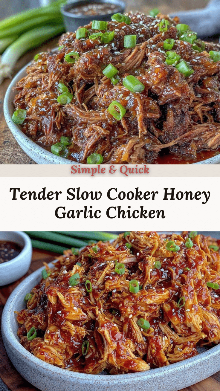 slow cooker honey garlic chicken recipe