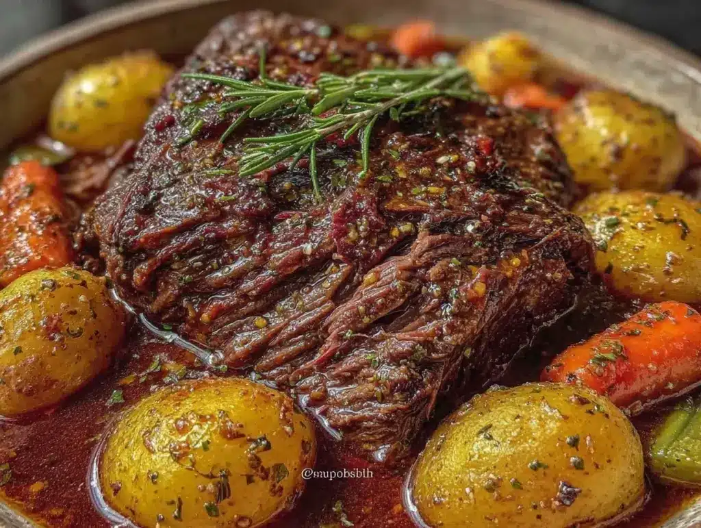 slow cooker pot roast - featured image