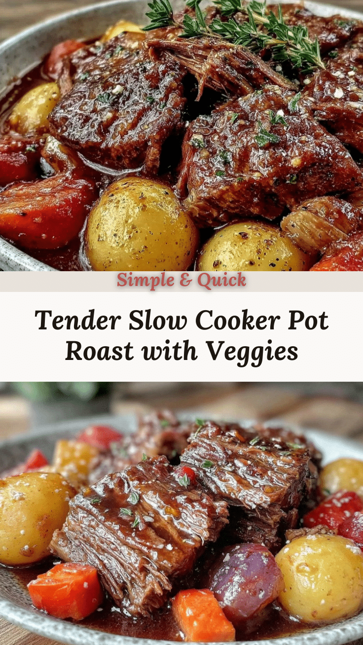 slow cooker pot roast recipe