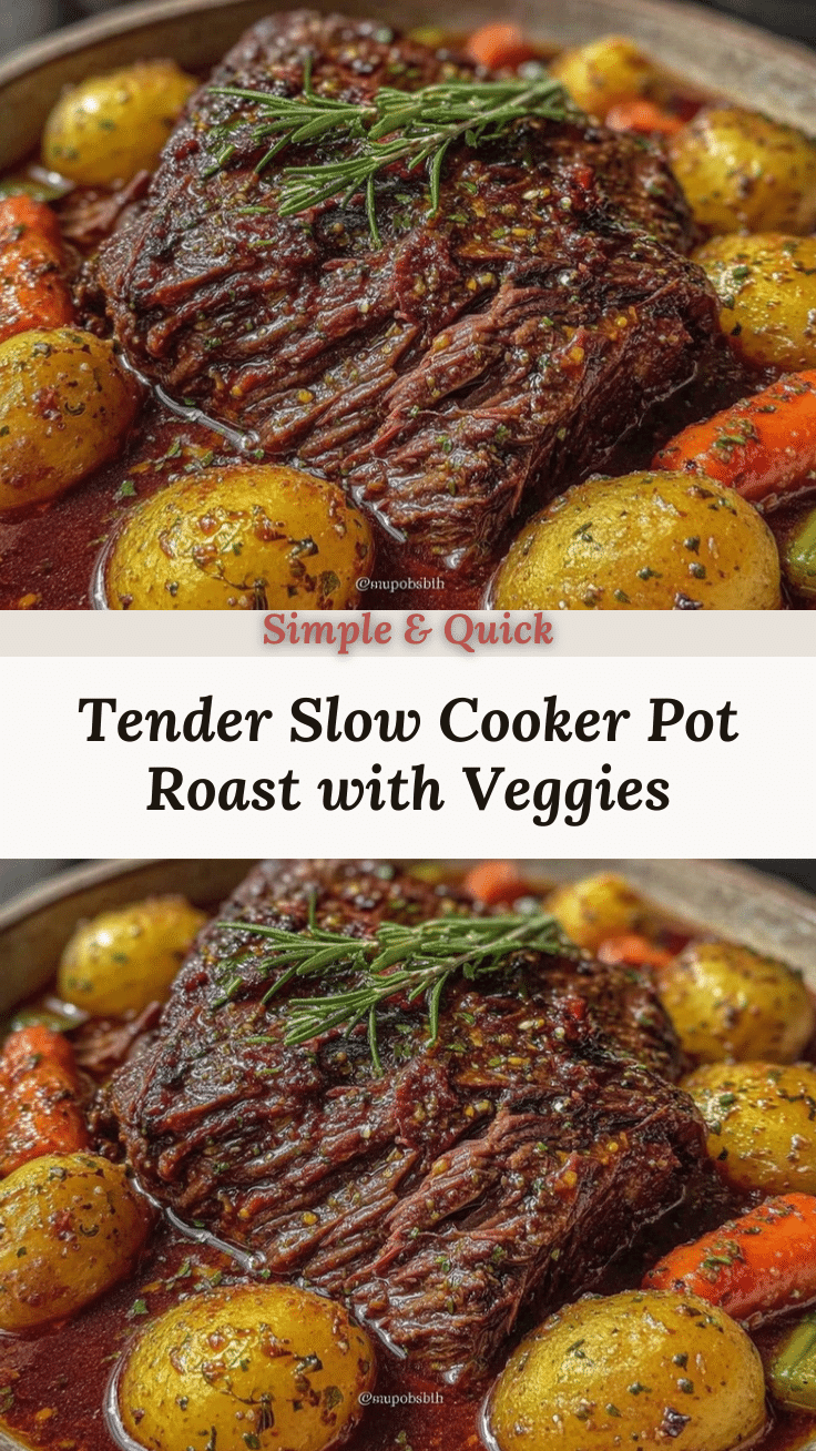 slow cooker pot roast recipe