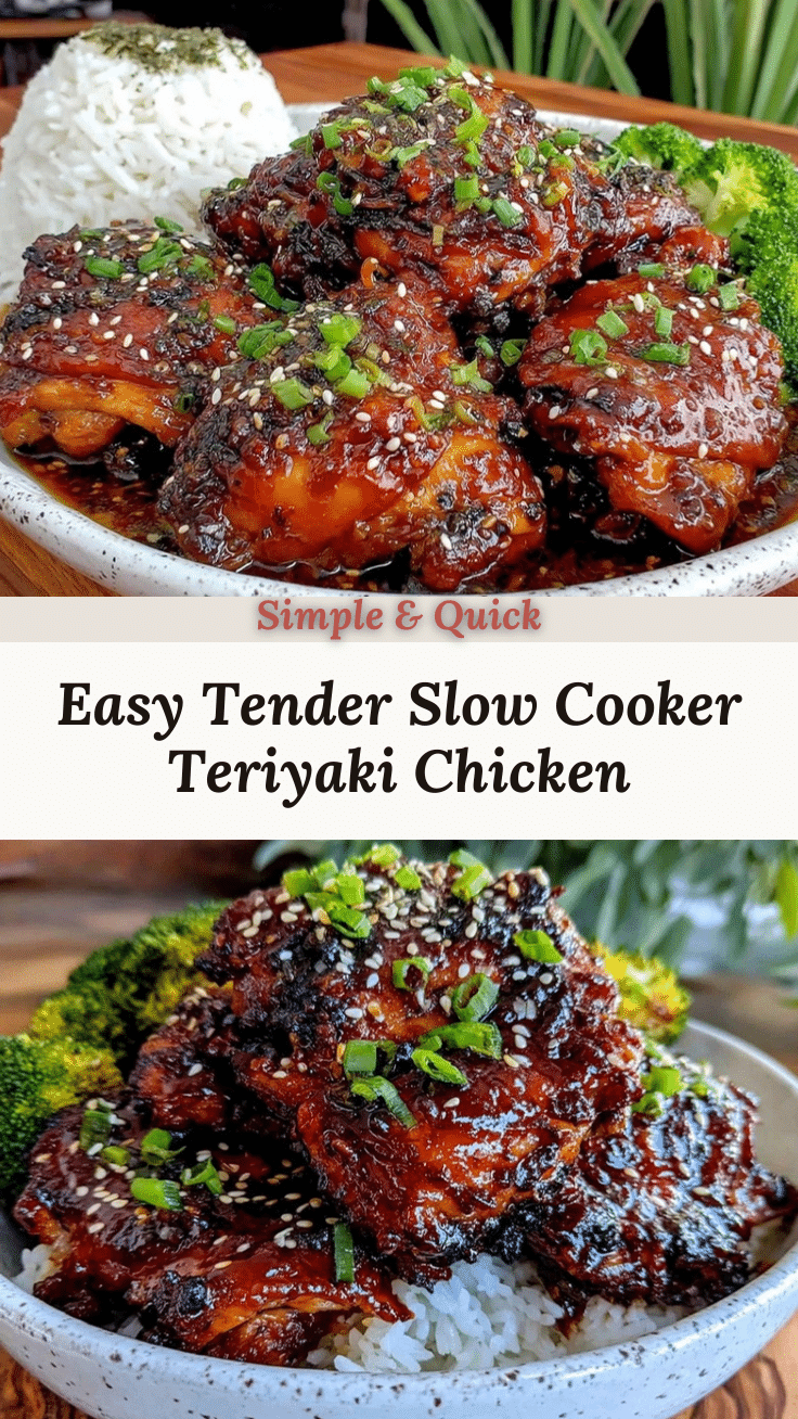 slow cooker teriyaki chicken recipe