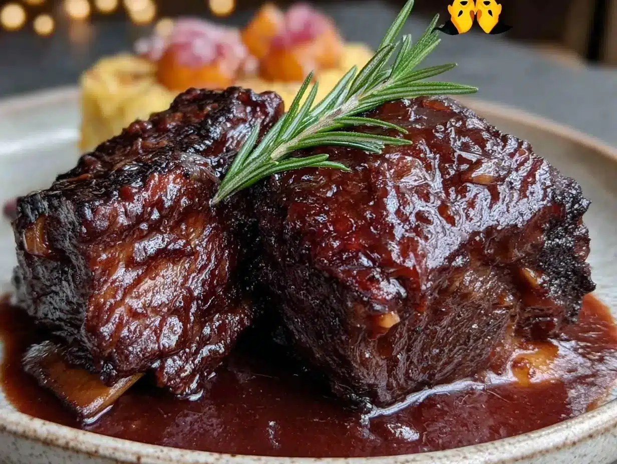 tender braised beef short ribs preparation steps