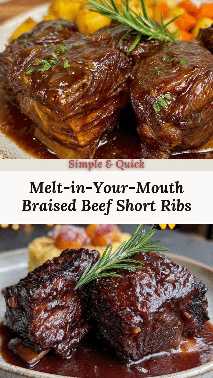 tender braised beef short ribs recipe