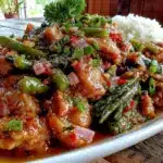 thai basil chicken stir-fry - featured image