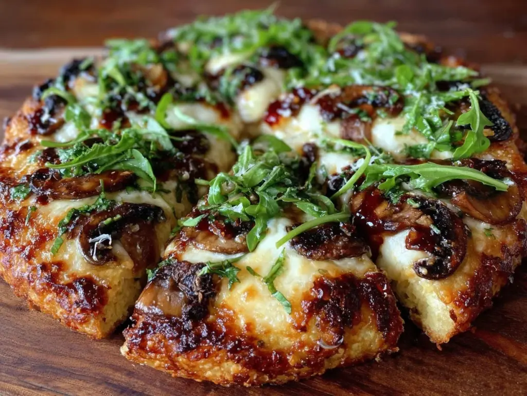 truffle mushroom pizza - featured image