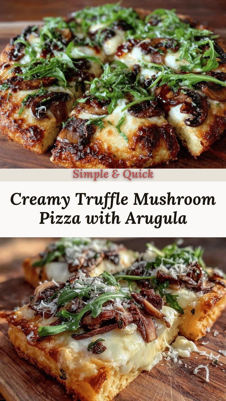 truffle mushroom pizza recipe